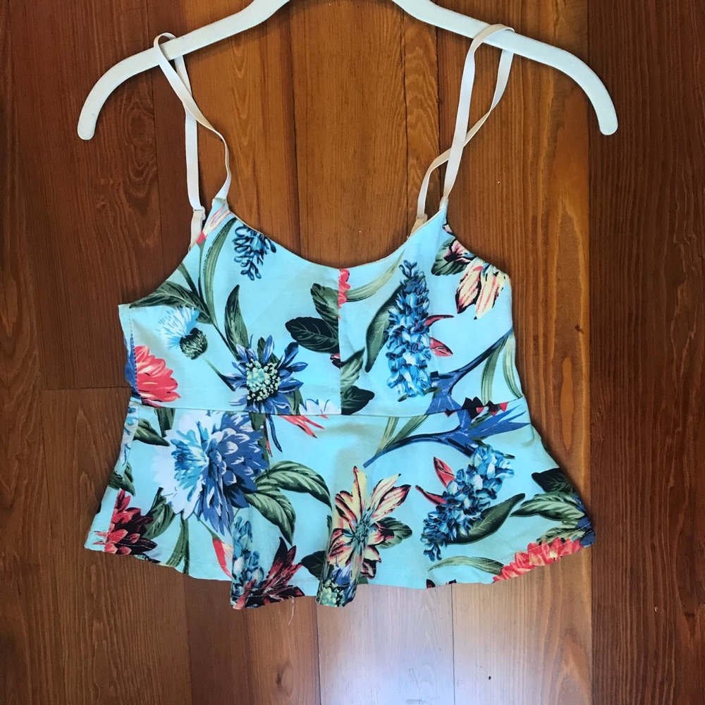 Fun floral summer top